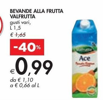 Bennet Bevande alla frutta valfrutta offerta