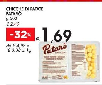 Bennet Chicche di patate patarò offerta