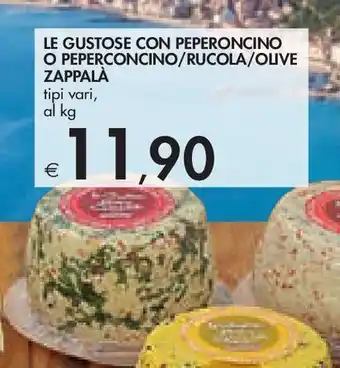 Bennet Le gustose con peperoncino o peperoncino/rucola/olive zappalà offerta