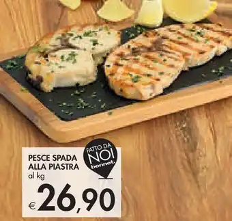 Bennet Pesce spada alla piastra offerta