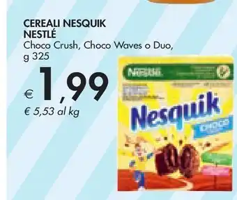 Bennet Cereali nesquik nestlè offerta