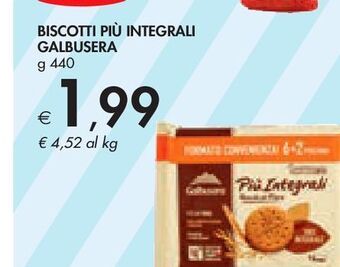 Bennet Biscotti più integrali galbusera offerta