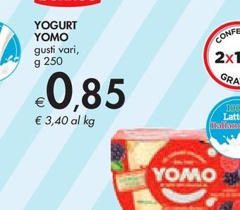 Bennet Yogurt yomo offerta