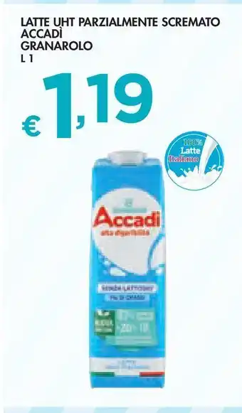 Bennet Latte uht parzialemente scremato accadì granarolo offerta