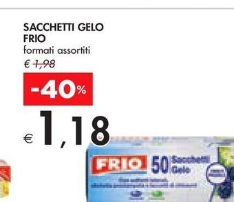 Bennet Sacchetti gelo frio offerta