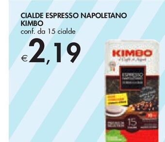 Bennet Cialde espresso napoletano kimbo offerta