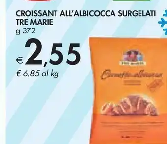 Bennet Croissant all'albicocca surgelati tre marie offerta