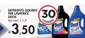 Bennet Detersivo liquido per lavatrice deox offerta