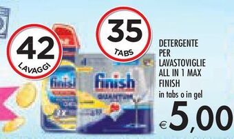 Bennet Detergente per lavastoviglie all in 1 max finish offerta