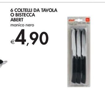 Bennet 6 coltelli da tavola o bistecca abert offerta