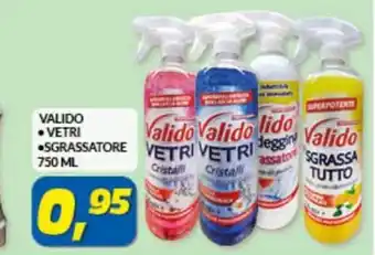 Risparmio Casa Valido Vetri Sgrassatore 750 ml offerta