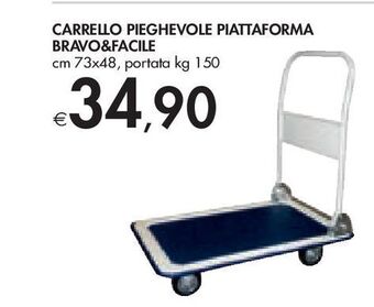 Carrello pieghevole piattaforma bravo&facile