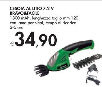 Bennet Cesoia al litio 7.2 v bravo&facile offerta