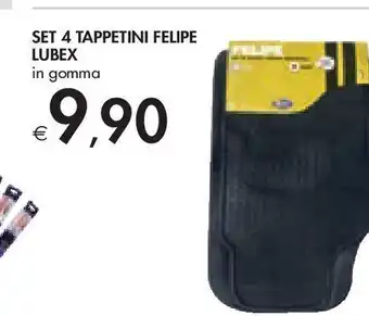 Set 4 tappetini felipe lubex