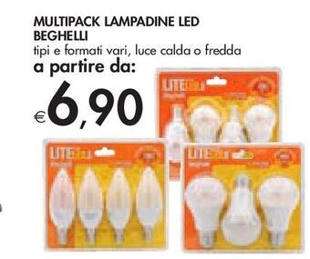 Bennet Multipack lampadine led beghelli offerta