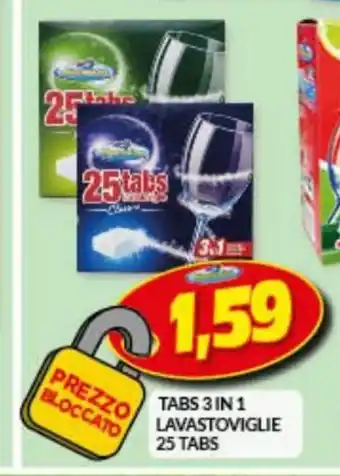 Risparmio Casa 25 Tabs Tabs 3 In 1 Lavastoviglie offerta