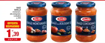 Gran mercato Ragù Barilla 400g offerta
