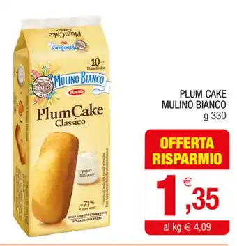 Gran mercato Mulino Bianco Plum Cake 330g offerta