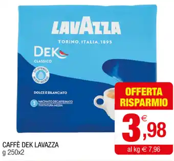 Gran mercato Lavazza Caffè Dek 250gx2 offerta