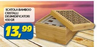 Risparmio Casa Scatola Bamboo Cristalli Deumidificatori 450 gr offerta