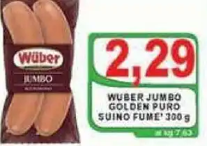 Wuber Jumbo Golden Puro Suino Fume 300g