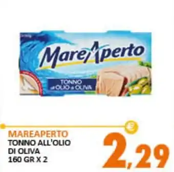 Rosa Cash Mare Aperto Tonno all'olio di oliva 160 gr x 2 offerta