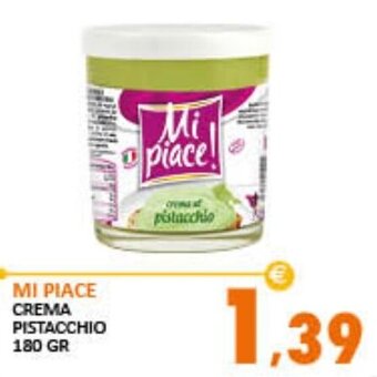 Rosa Cash Mi Piace Crema Pistacchio 180 gr offerta