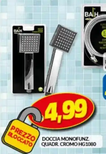 Risparmio Casa Doccia Monofunz Quadr Cromo HG1080 offerta