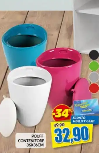 Risparmio Casa Pouff Contenitore 366x36 CM offerta