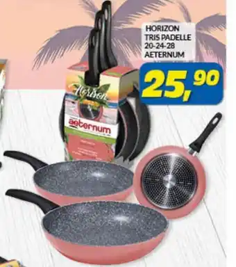 Risparmio Casa Aeternum Horizon Tris Padelle 20-24-28 offerta