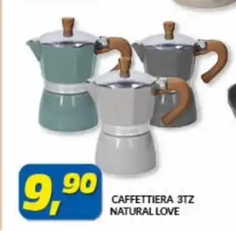 Risparmio Casa Natural Love Caffettiera 3TZ offerta