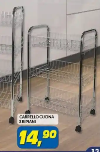 Risparmio Casa Carrello Cucina 3 Ripiani offerta