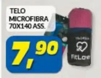 Risparmio Casa Telo Microfibra 70x140 Ass. offerta