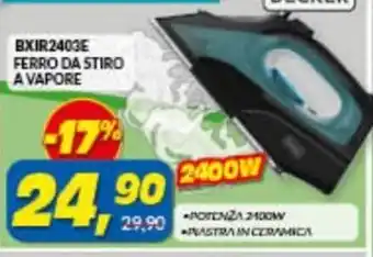 Risparmio Casa BXIR2403E Ferro Da Striro A Vapore 2400 W offerta