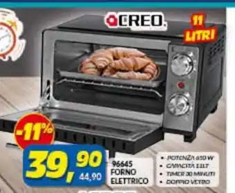 Risparmio Casa Creo 11 Litri 96645 Forno Elettrico offerta
