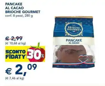 Esselunga Brioche Gourmet Pancake Al Cacao conf. 8 pezzi 280 g offerta