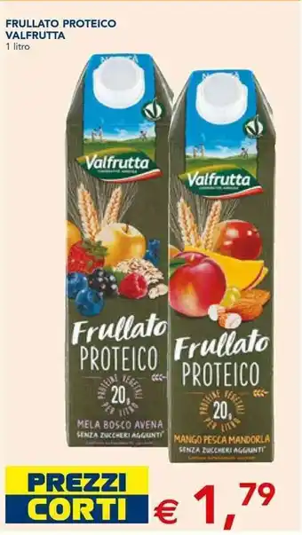 Esselunga Valfrutta Frullato Proteico 1 litro offerta