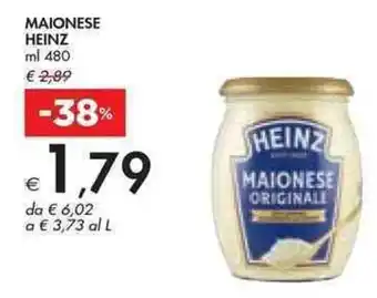 Bennet Heinz Maionese ml 480 offerta