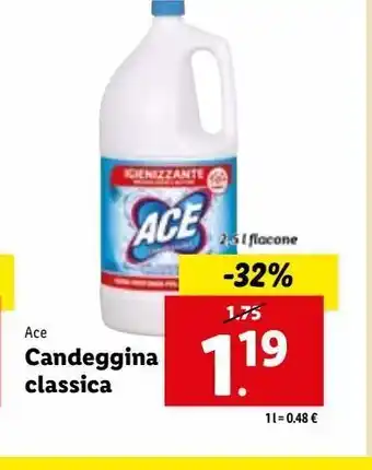 Lidl Candeggina classica offerta