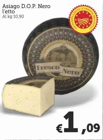 Asiago D.O.P Nero