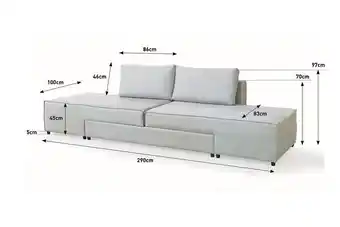 Divano armada grigio