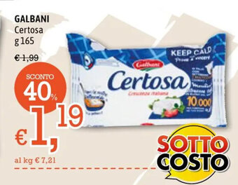 Famila Market Galbani Certosa 165 g offerta