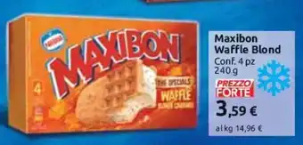 Carrefour Nestlé Maxibon Waffle Blond 4 pz 240 g offerta