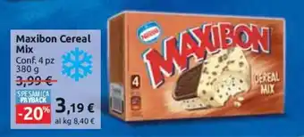 Carrefour Nestlé Maxibon Cereal Mix 4 pz 380 g offerta