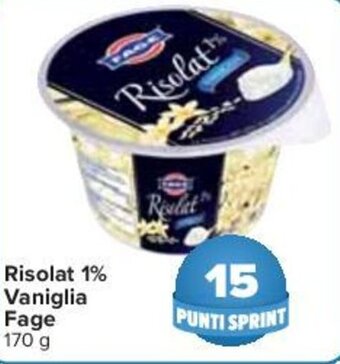 Carrefour Fage Risolat 1% Vaniglia 170 g offerta
