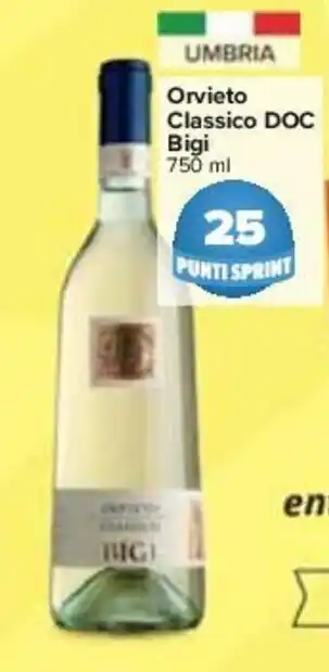 Carrefour Bigi Orvieto Classico DOC 750 ml offerta
