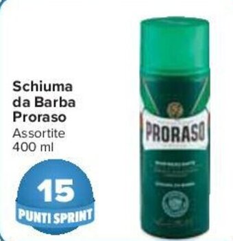 Carrefour Proraso Schiuma da Barba 400 ml offerta
