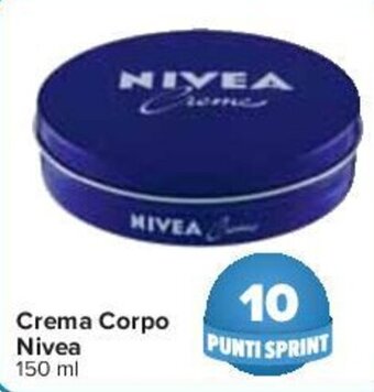 Carrefour Nivea Crema Corpo 150 ml offerta
