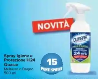 Carrefour Quasar Spray Igiene e Protezione H24 500 ml offerta