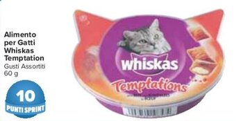 Carrefour Whiskas Temptation Alimento per Gatti 60 g offerta